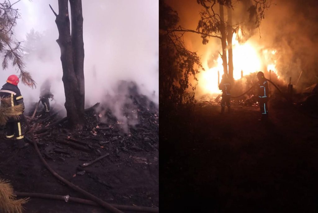 На Зарічненщині рятувальники ліквідували пожежу у приватному господарстві